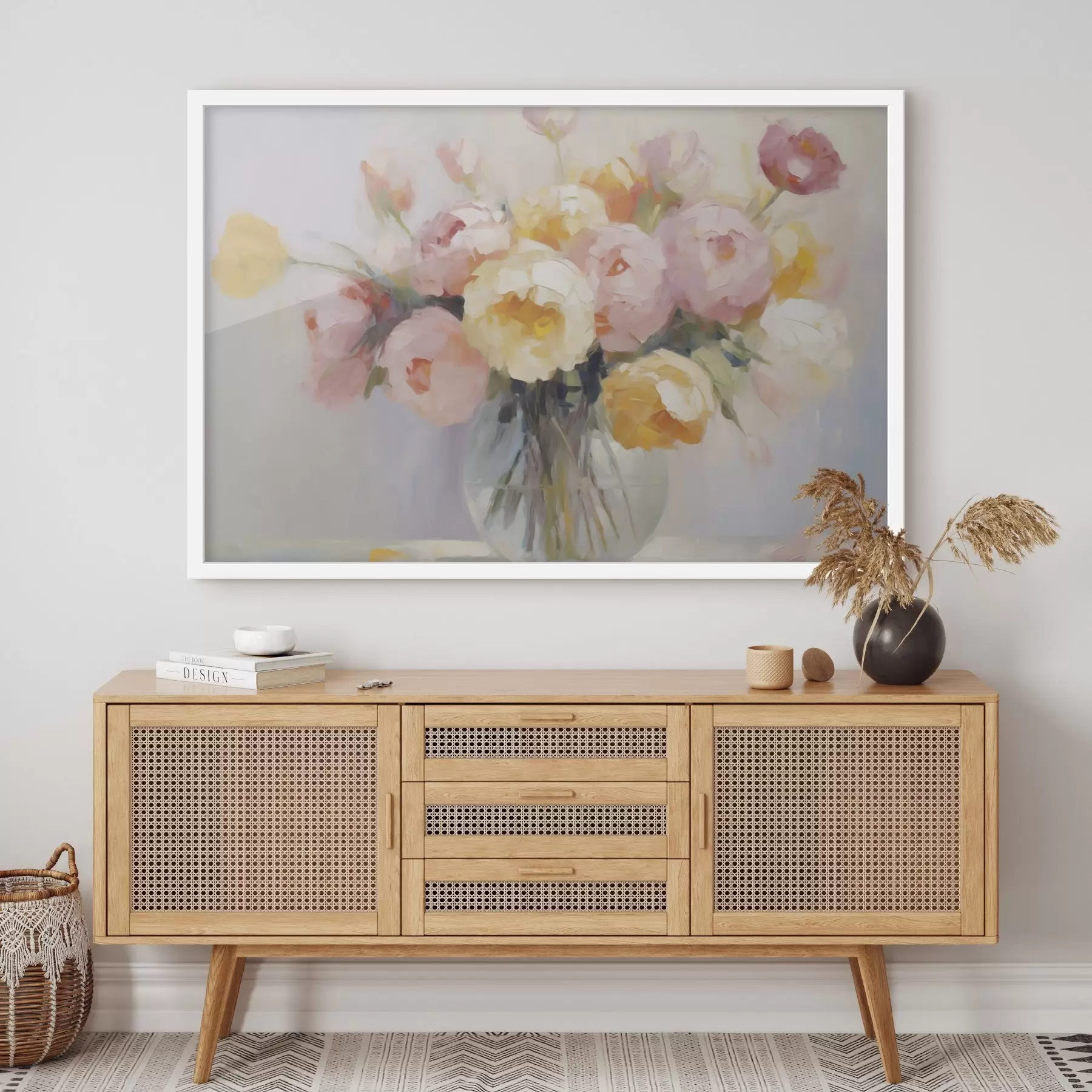 fotószőnyeg Egy csokor virág vázában f48592