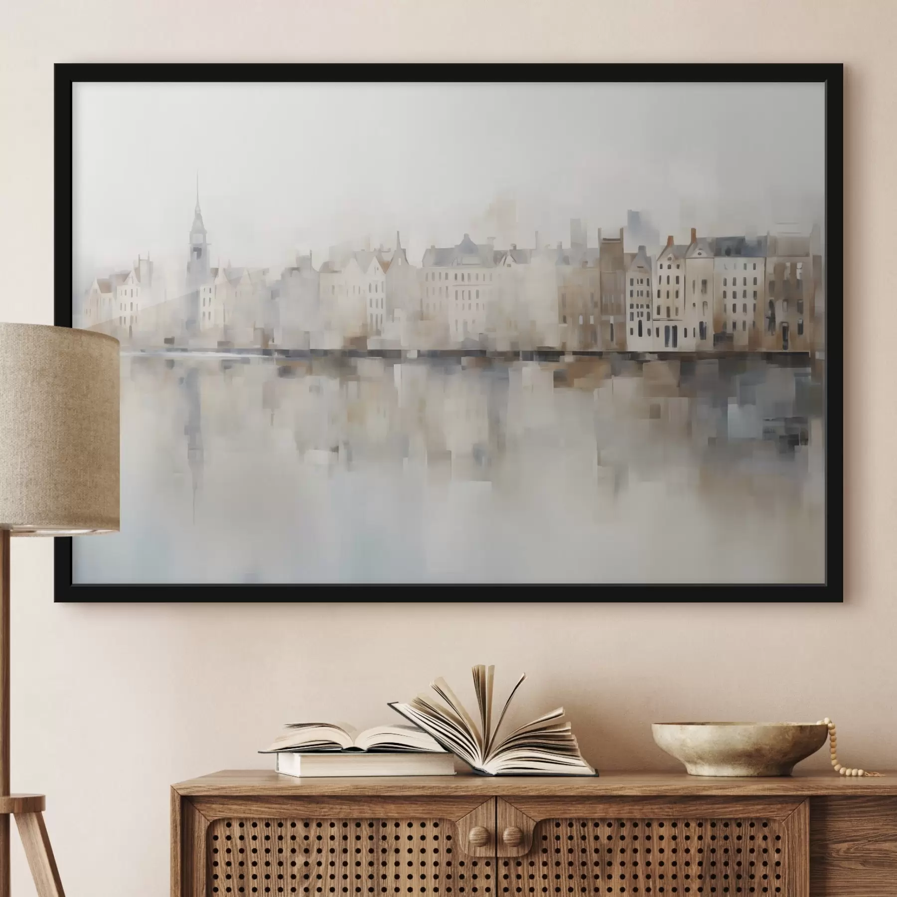 fotószőnyeg Városkép utánzat festmény f48596