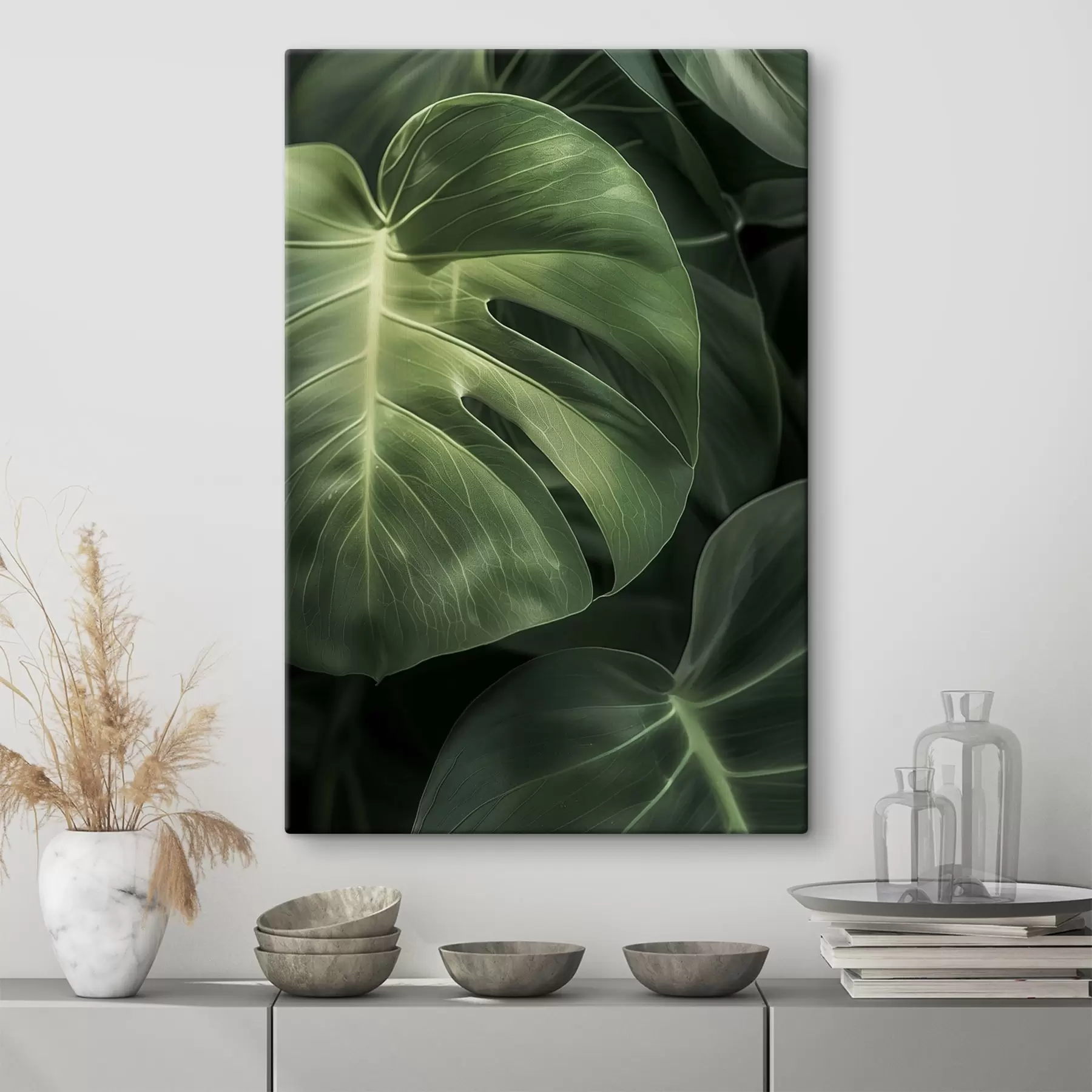 fotótapéta Nagy trópusi levelek s48578