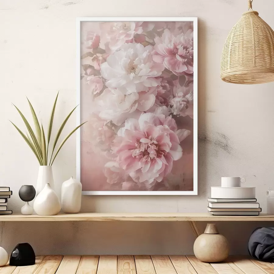 fotószőnyeg Finom pünkösdi rózsa virágok f48566