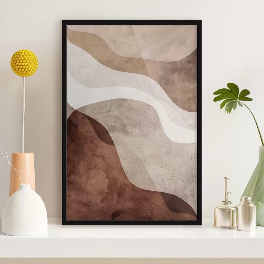 fotószőnyeg Modern absztrakció, meleg színek f48580