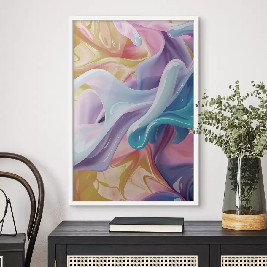 fotószőnyeg Absztrakt művészet, dinamikus színek f48582