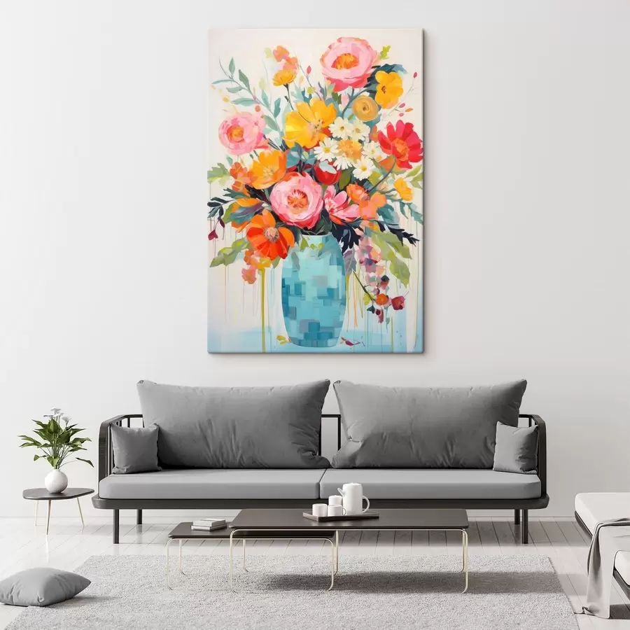 fotótapéta Fényes virágok s48643