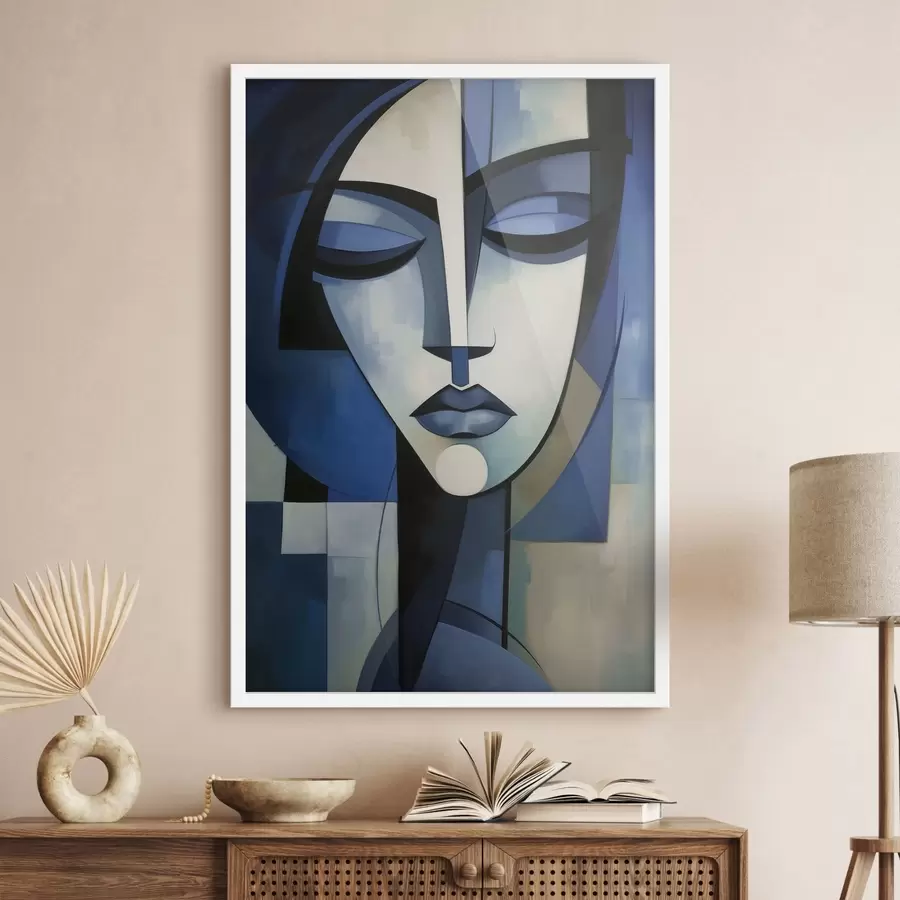 fotószőnyeg Absztrakt arc f48660