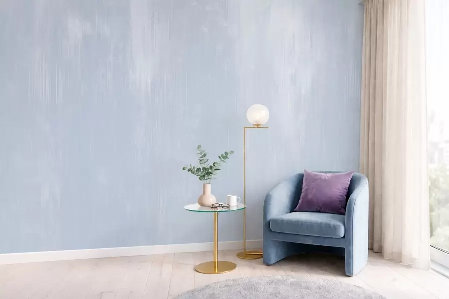 fotószőnyeg Világoskék háttér lágy, függőleges textúrával w05121v1