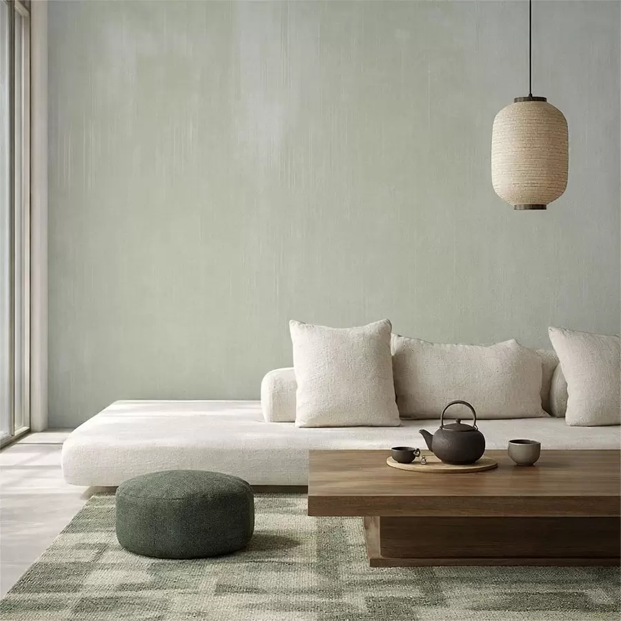 fotószőnyeg Halványzöld háttér, enyhe függőleges textúrával w05121v3