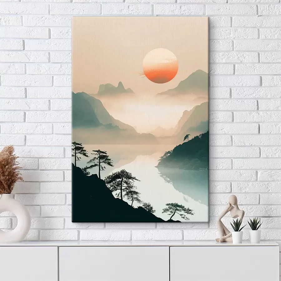 fotótapéta Bambuszágak, keleti stílusban s48632