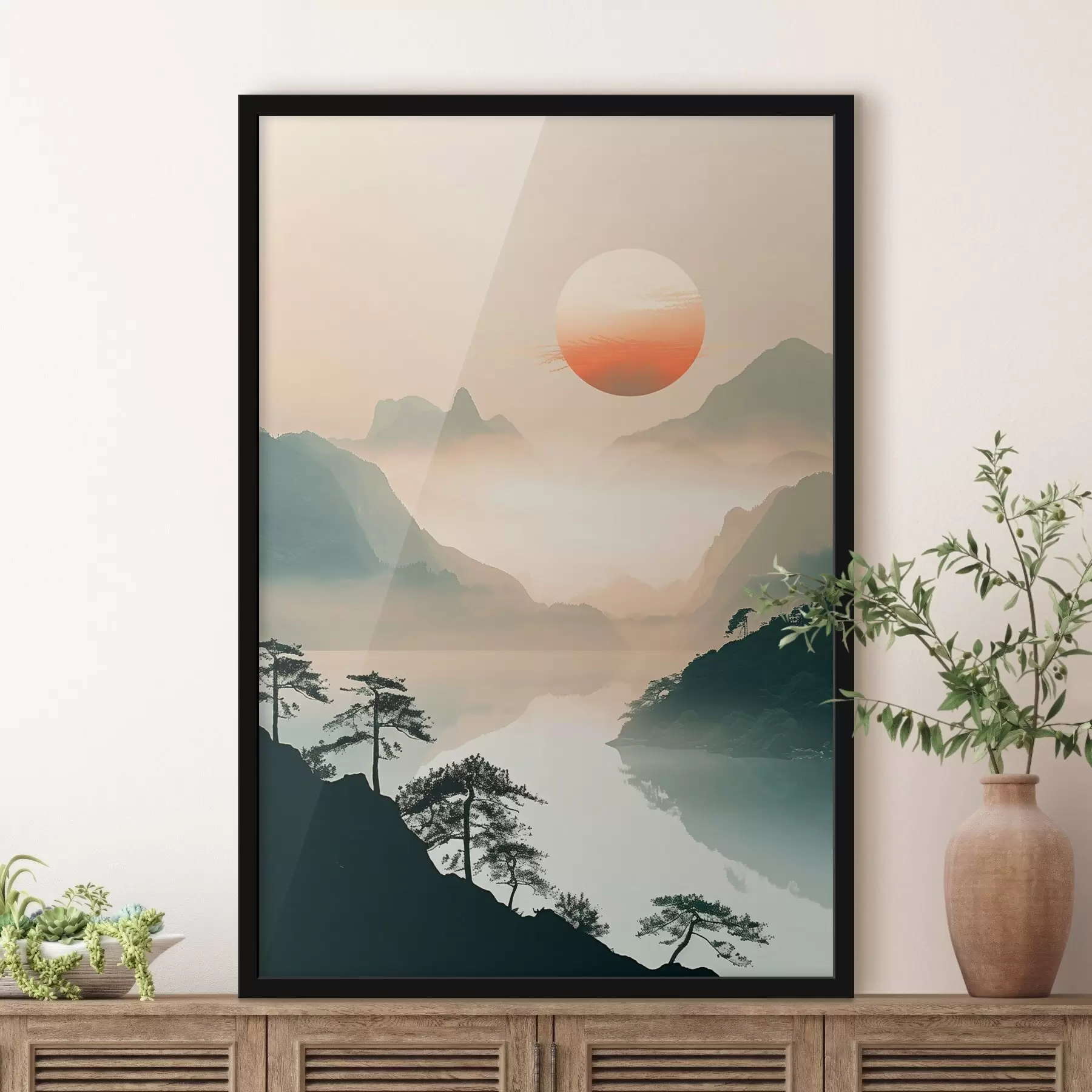 fotószőnyeg Bambuszágak, keleti stílusban f48632