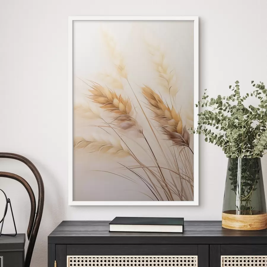 fotószőnyeg Szárított fűszernövények, skandináv stílusban f48640