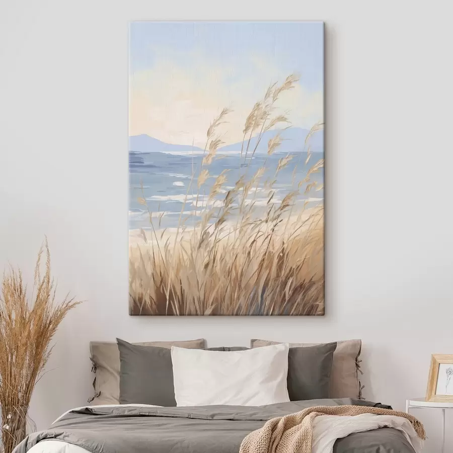 fotótapéta Tengerparti tájkép utánfestmény s48679