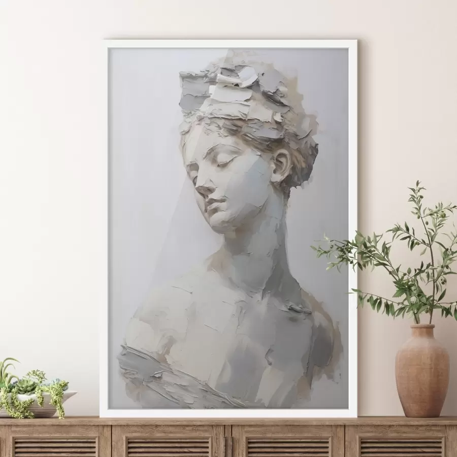 fotószőnyeg Antik női mellszobor, festmény utánzat f48670