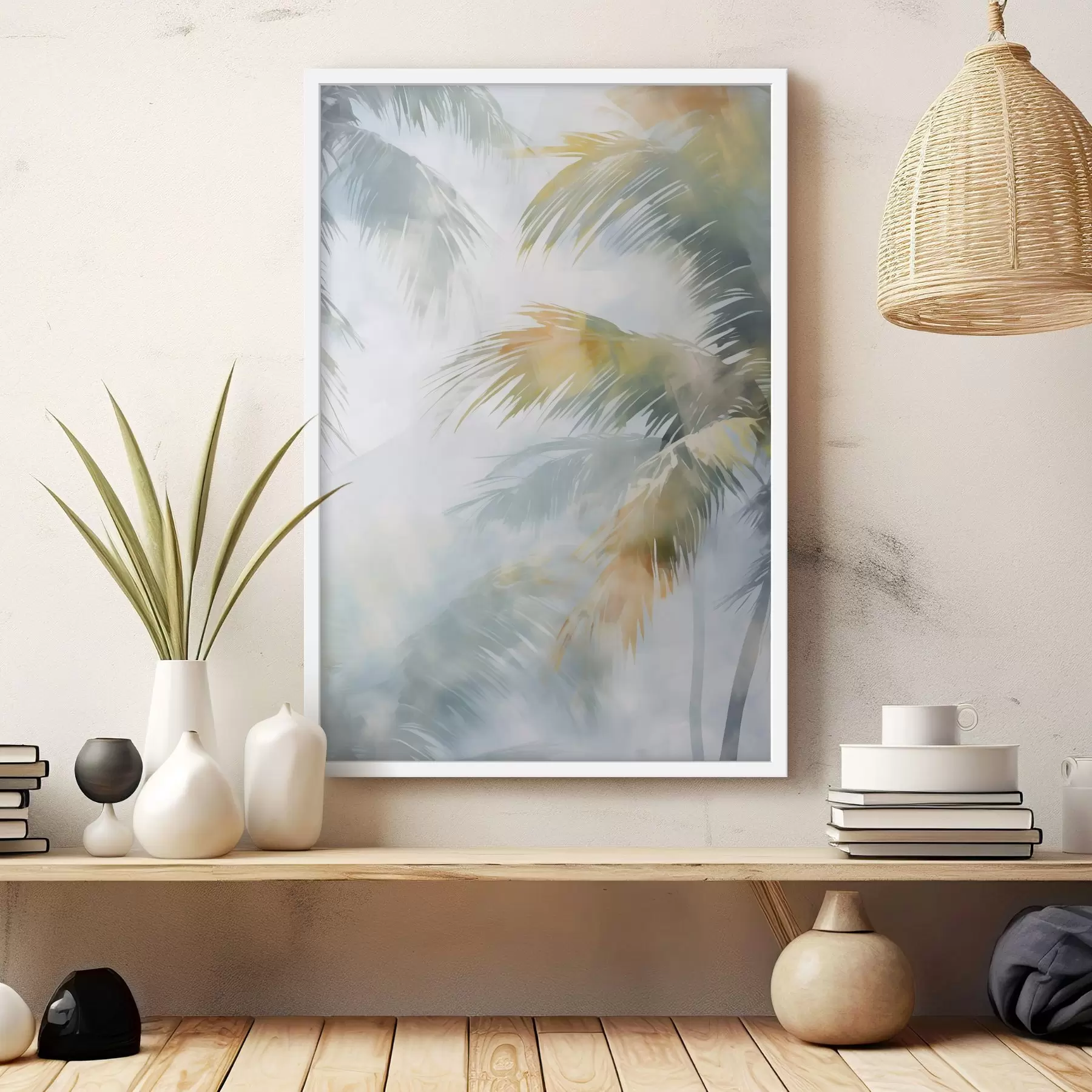 fotószőnyeg Absztrakt növényzetet ábrázoló festmény f48686