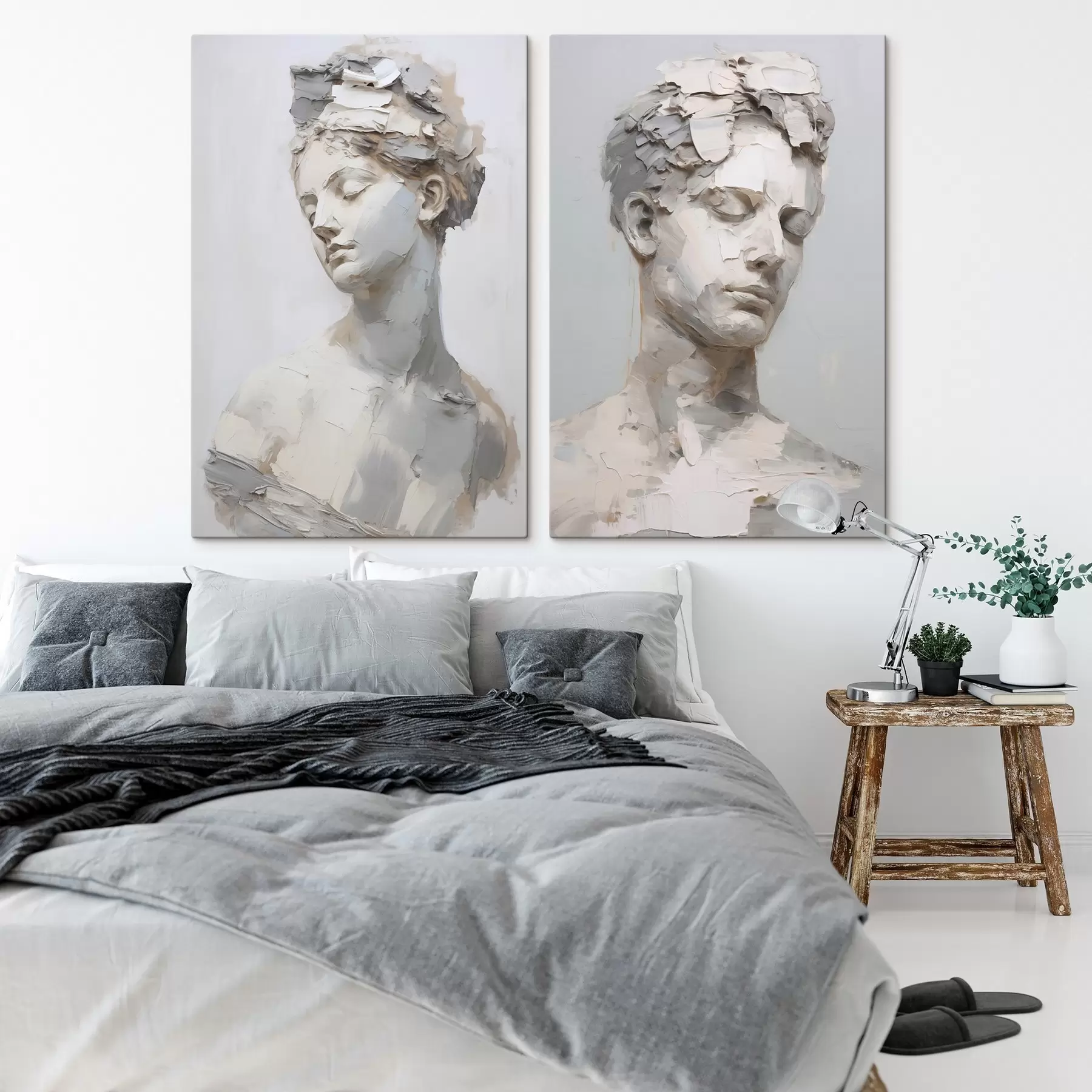 fotótapéta Festmény utánzatú antik mellszobor m30293