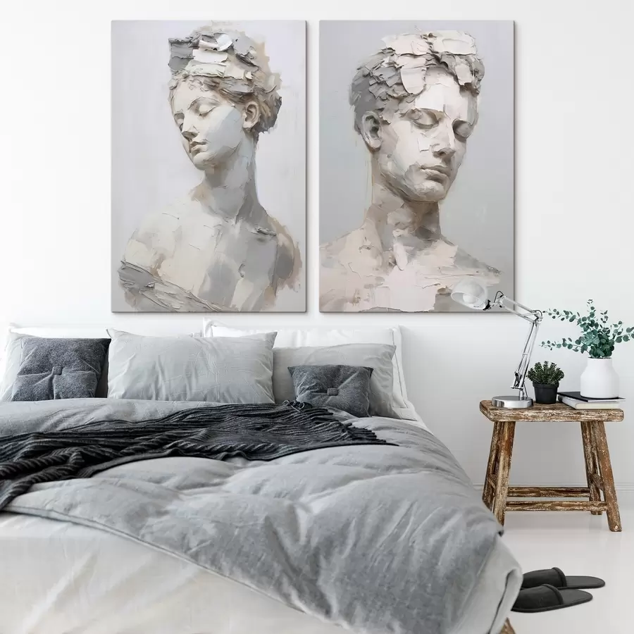 fotótapéta Festmény utánzatú antik mellszobor m30293