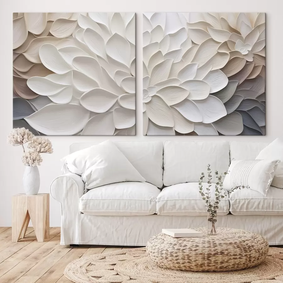 fotótapéta Absztrakt szirmok festményutánzat m30296