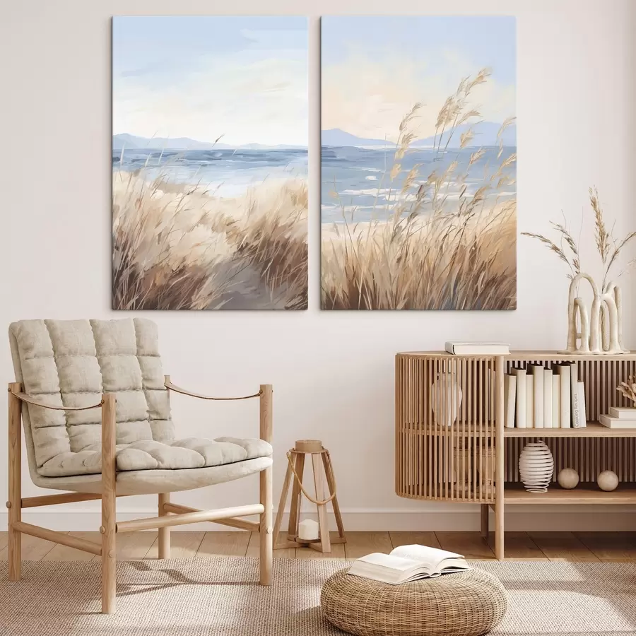 fotótapéta Tengerparti tájkép utánfestmény m30297