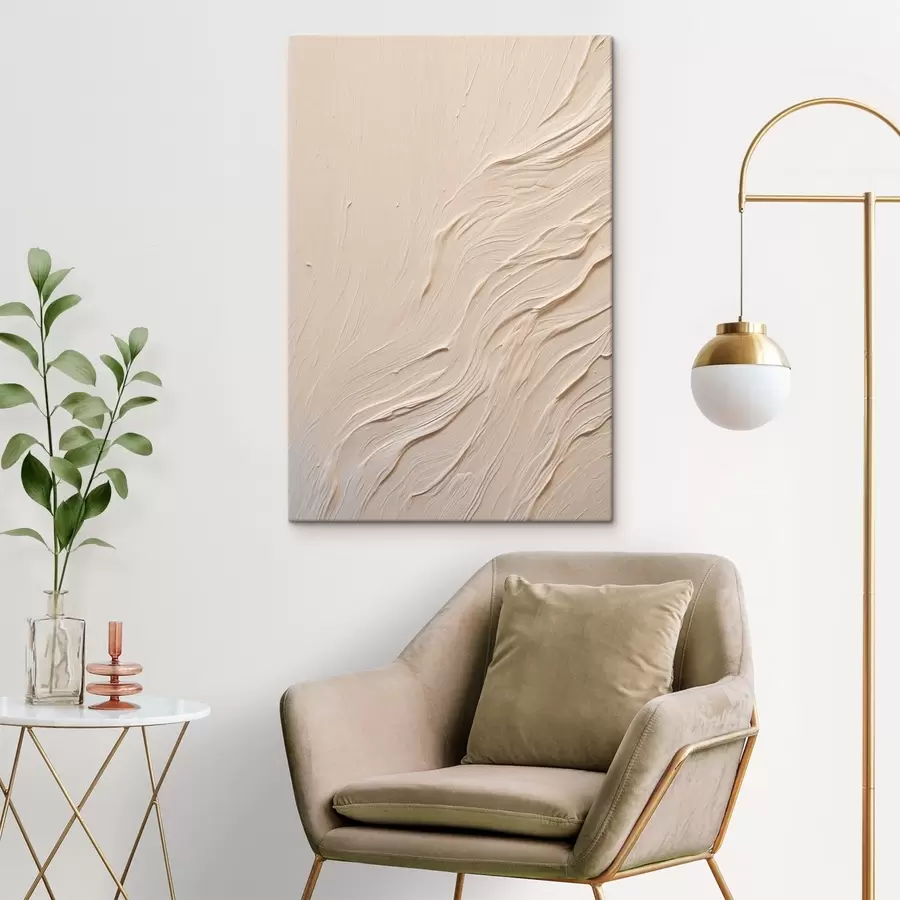 fotótapéta Absztrakt festmény textúra hullámzó vonalakkal s48624