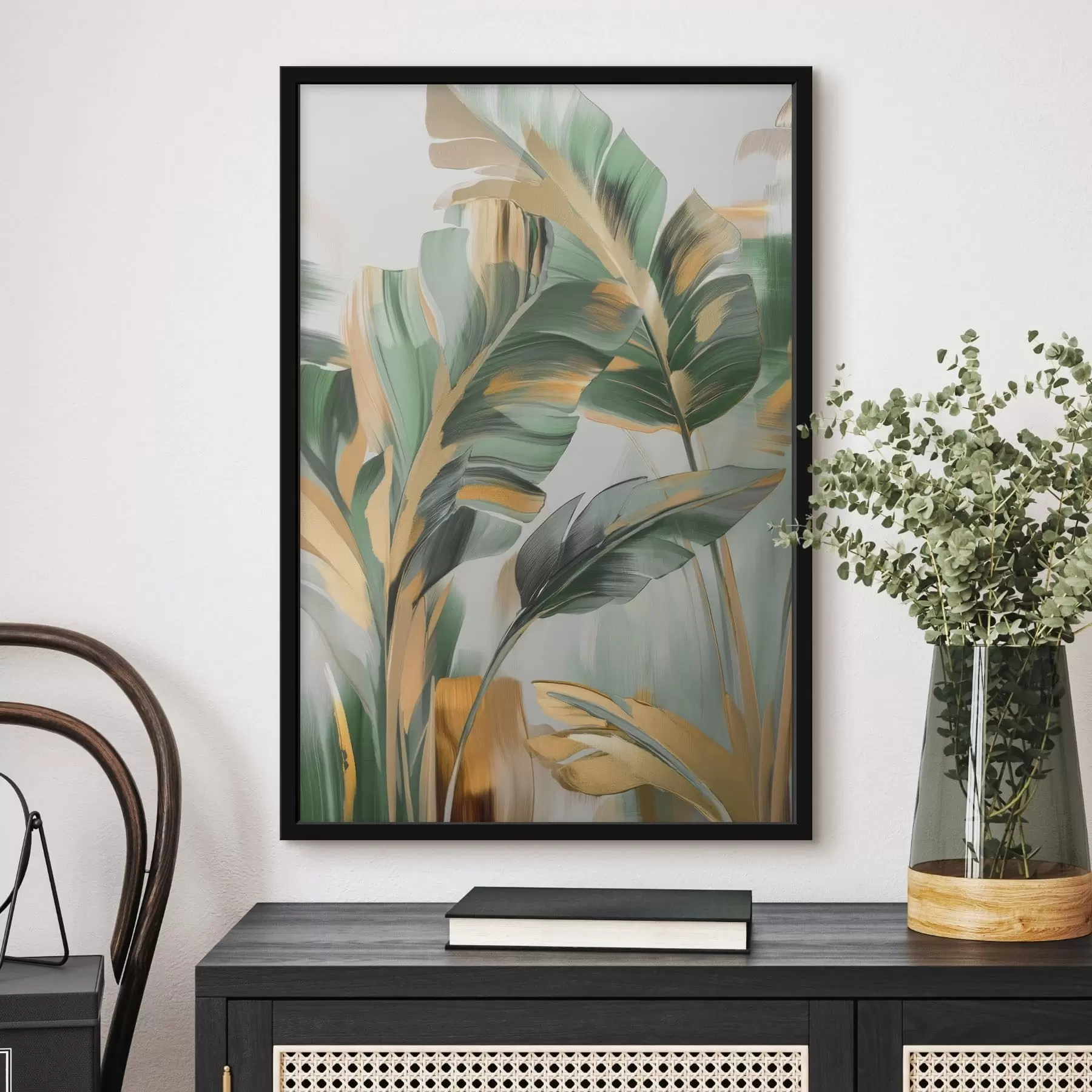 fotószőnyeg Absztrakt trópusi levelek f48664