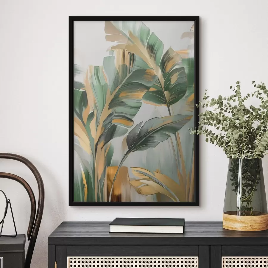 fotószőnyeg Absztrakt trópusi levelek f48664