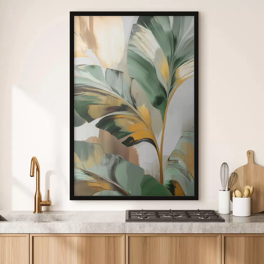 fotószőnyeg Absztrakt trópusi levelek f48665