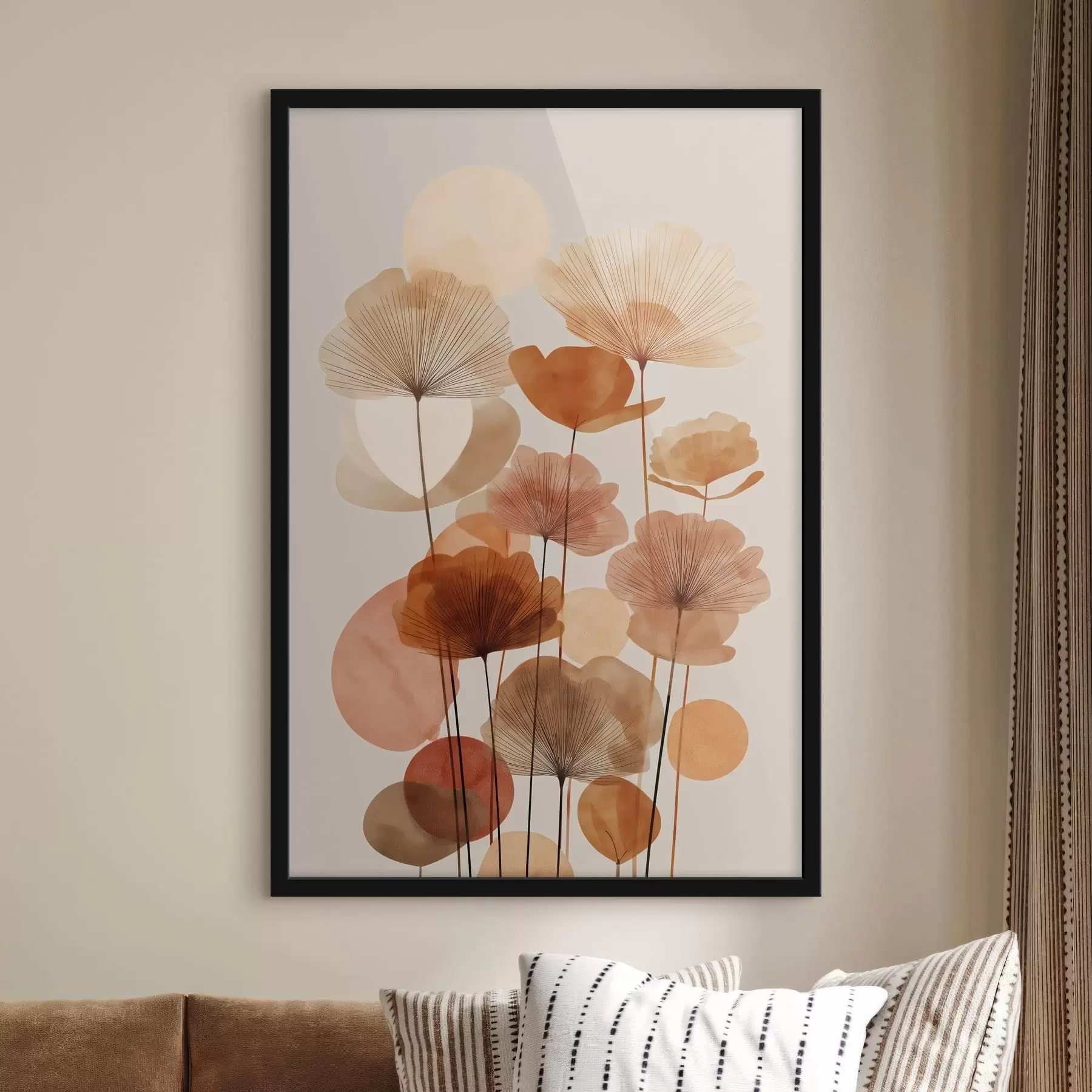 fotószőnyeg Boho virágok f48706
