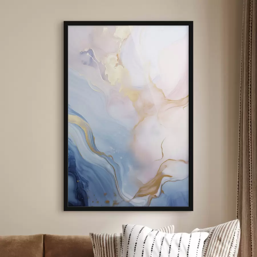 fotószőnyeg Absztrakt, texturált folyadékművészet, rózsaszín és kék színű, kavargó mintákkal f48730