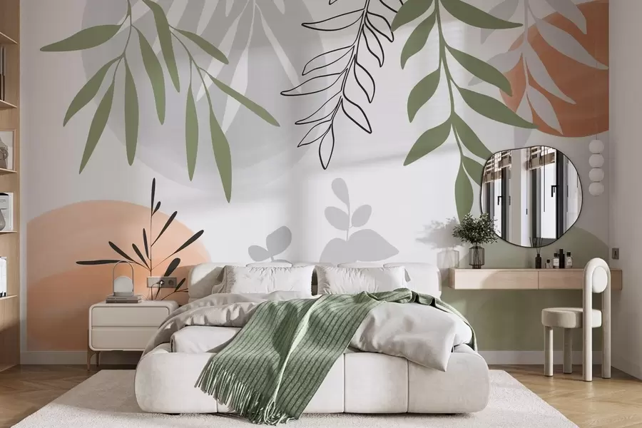 fotószőnyeg Absztrakt növényzet w05506