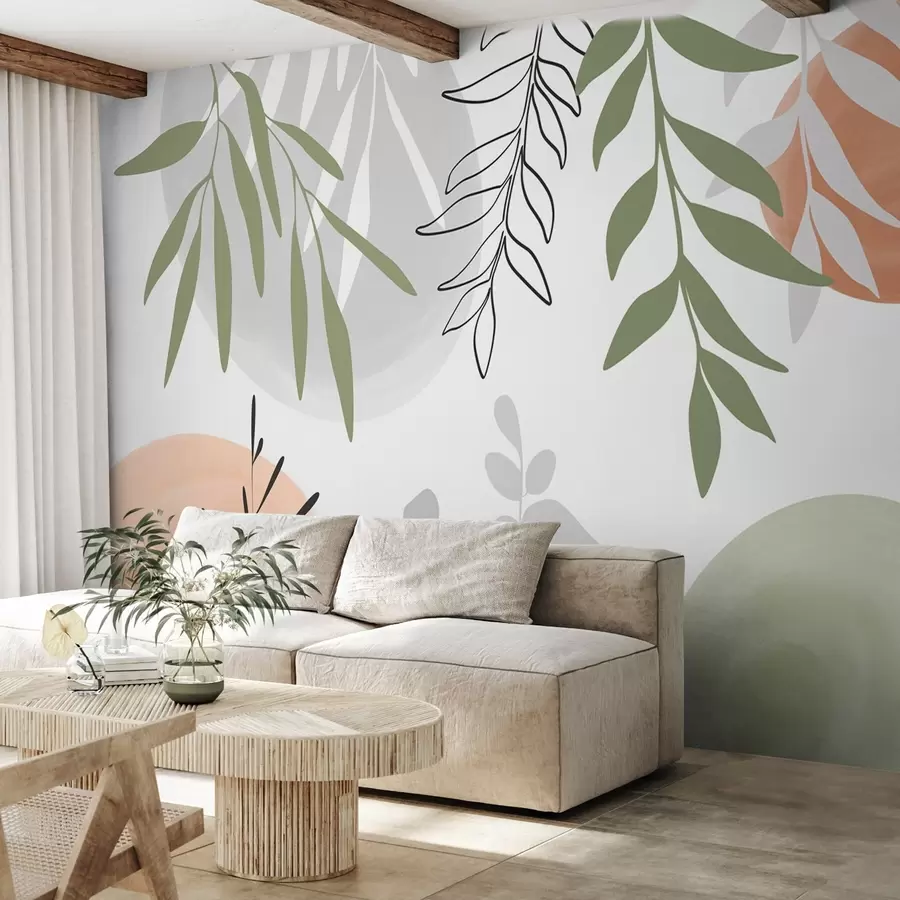 fotószőnyeg Absztrakt növényzet w05506