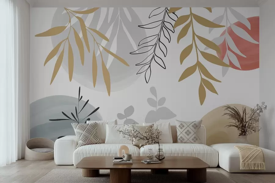 fotószőnyeg Absztrakt növényzet w05506v1