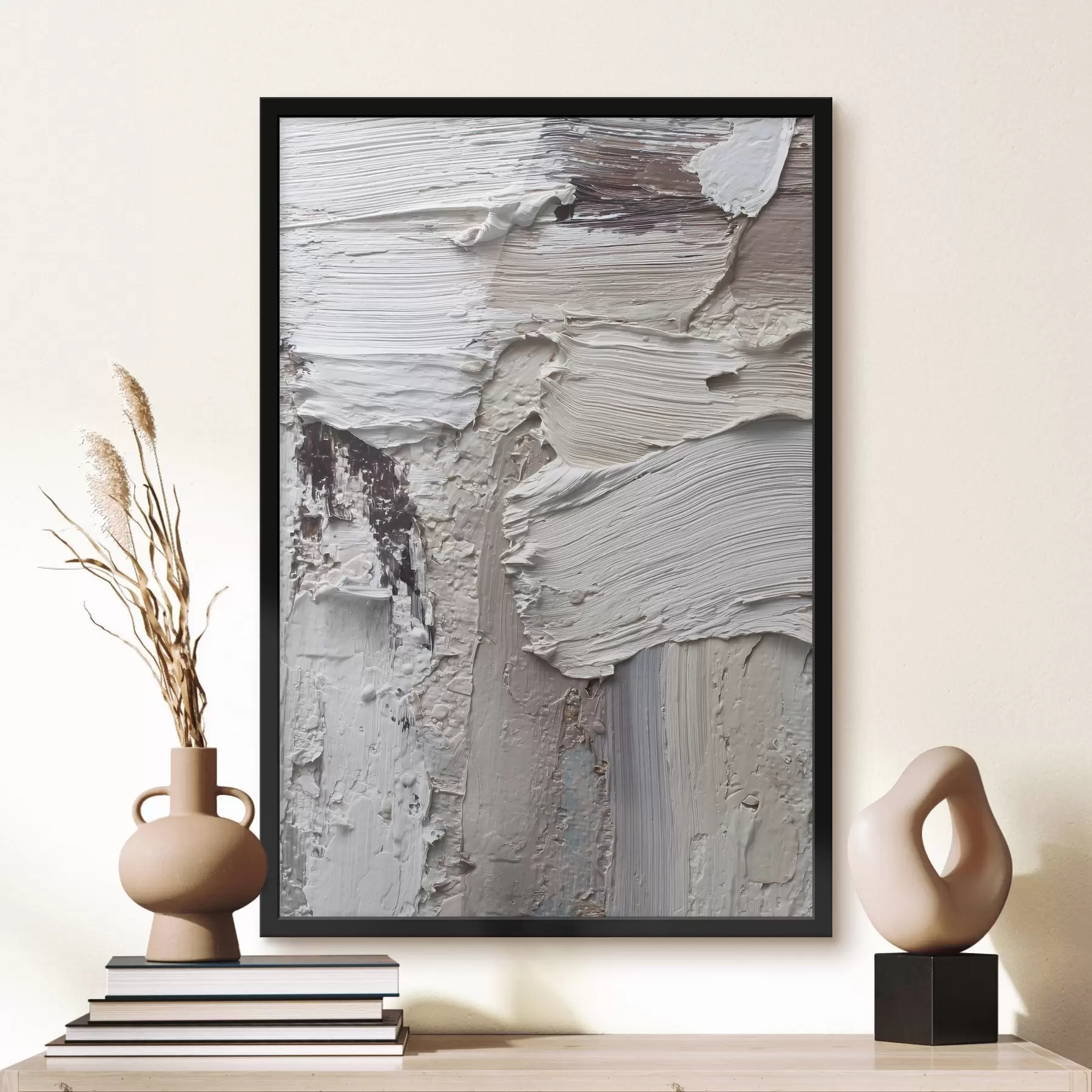 fotószőnyeg absztrakt, nagy ecsetvonások pasztell árnyalatokban f48780