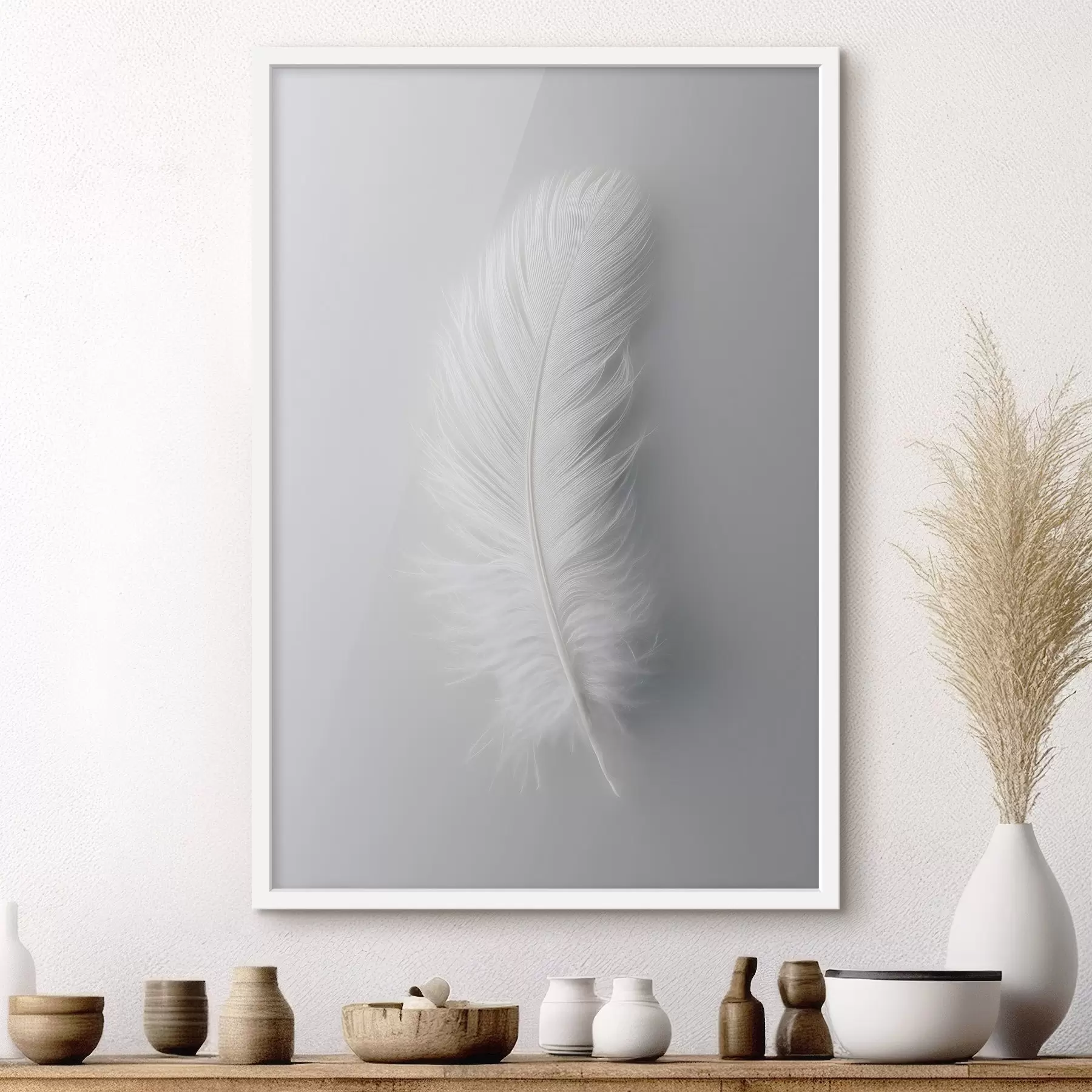 fotószőnyeg egy elegáns hattyútoll f48782