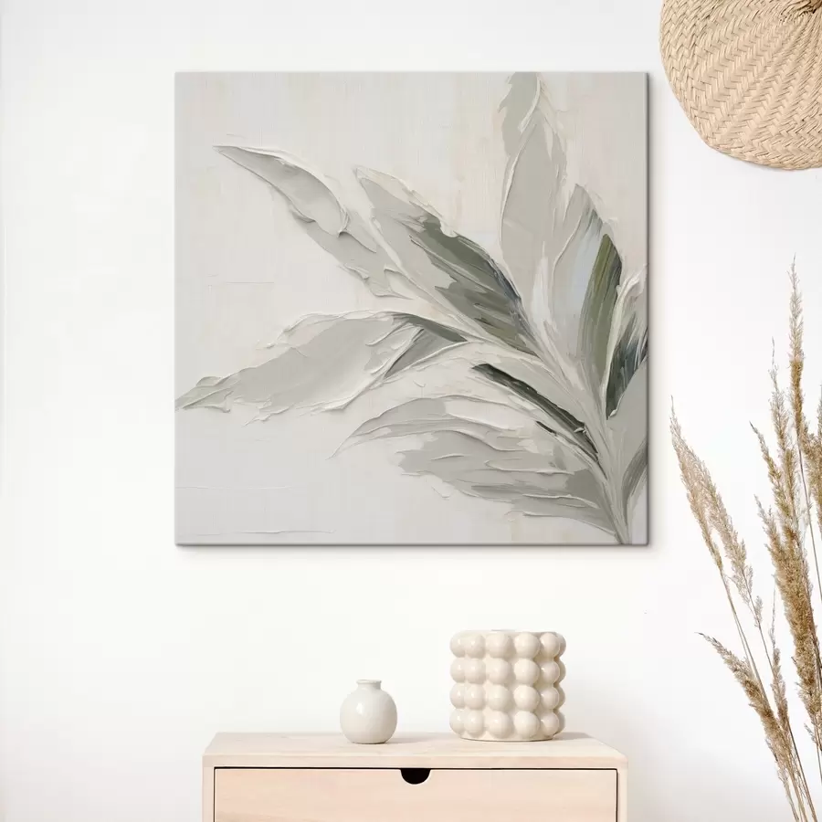 fotótapéta Absztrakt, növényeket utánzó festmény s48771