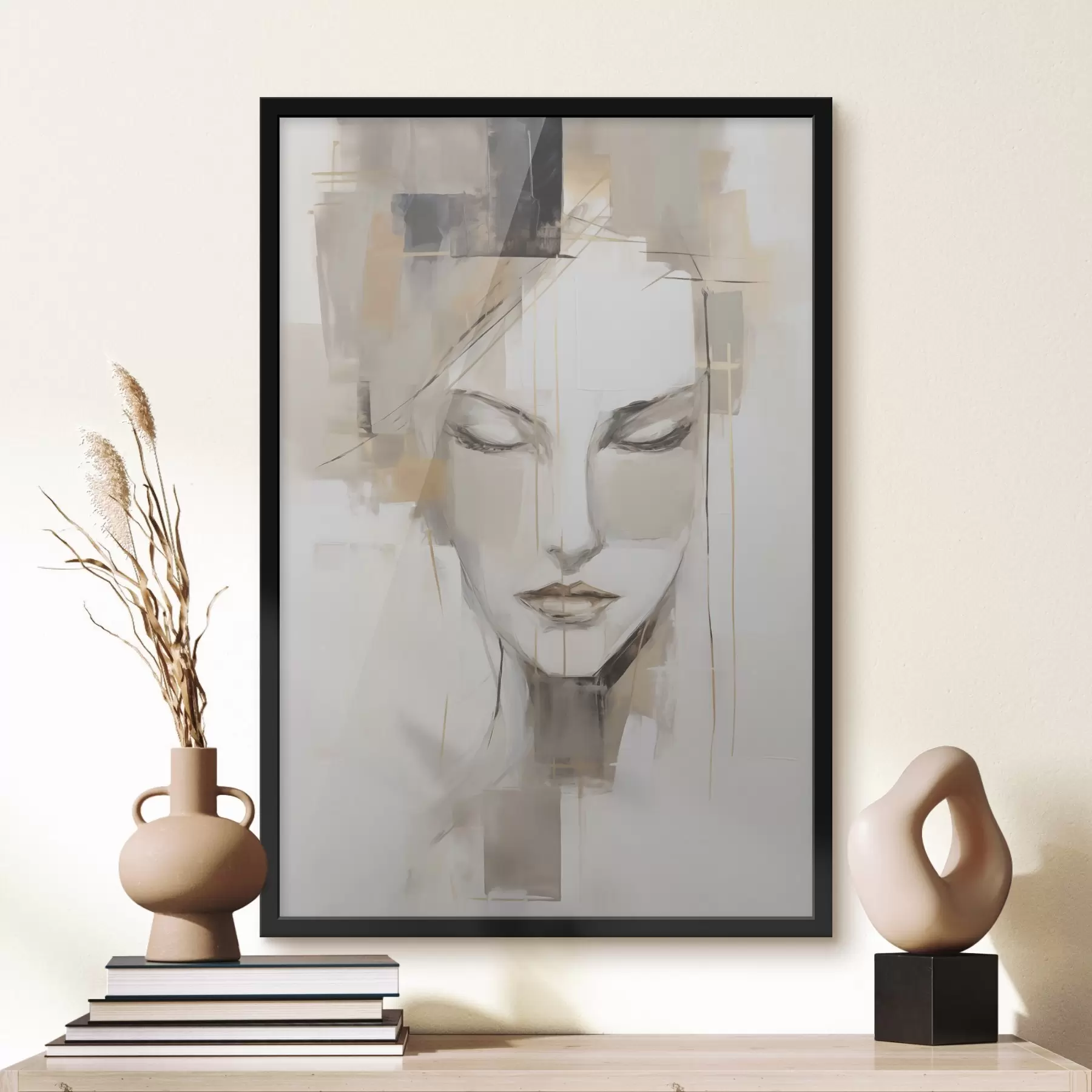 fotószőnyeg Absztrakt női portré f48761