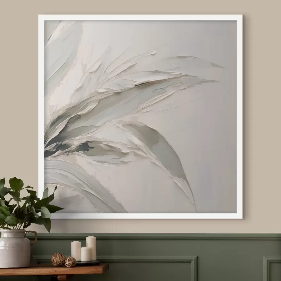 fotószőnyeg Absztrakt, növényi motívumokat ábrázoló festmény f48772