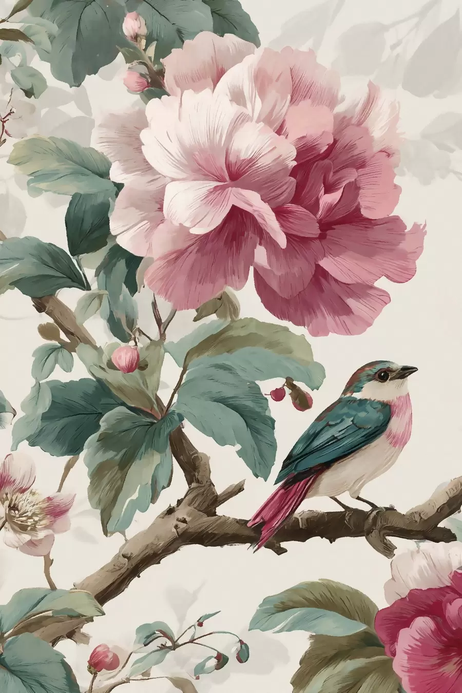 fotótapéta Rózsaszín díszítés s48914