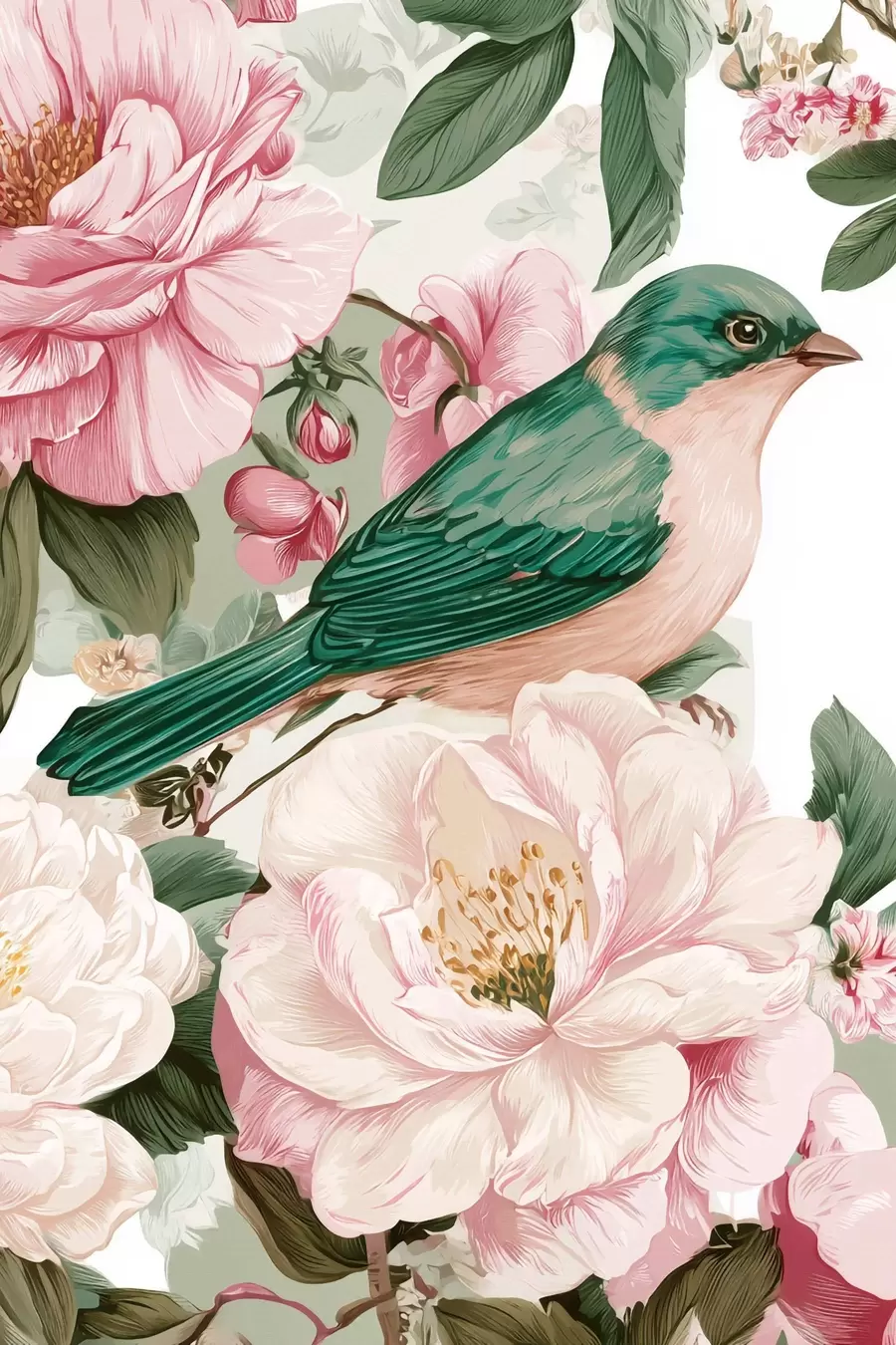 fotótapéta Virágzó álomkert s48918