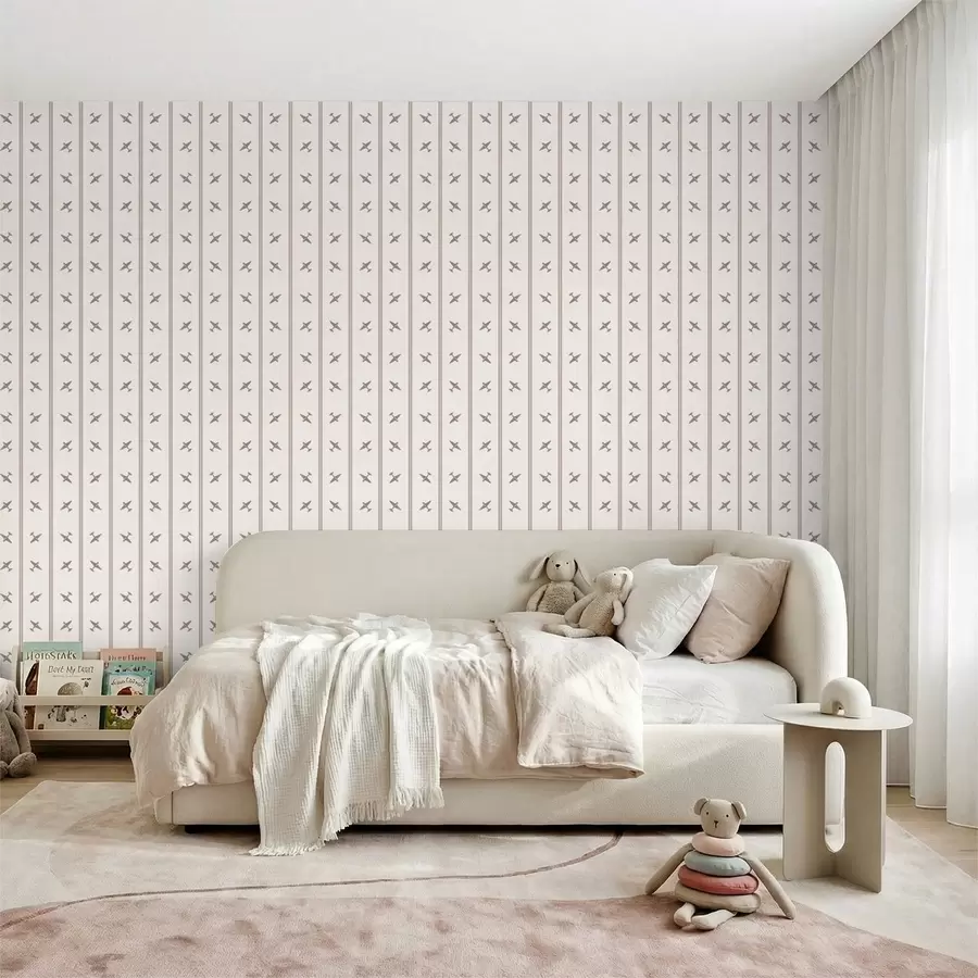 fotószőnyeg Csíkos mintázatú repülőgépek világos háttér előtt a01170v1