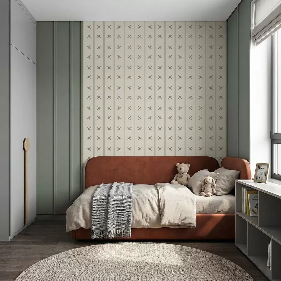 fotószőnyeg Csíkos mintázatú repülőgépek olíva árnyalatokkal a01170v2