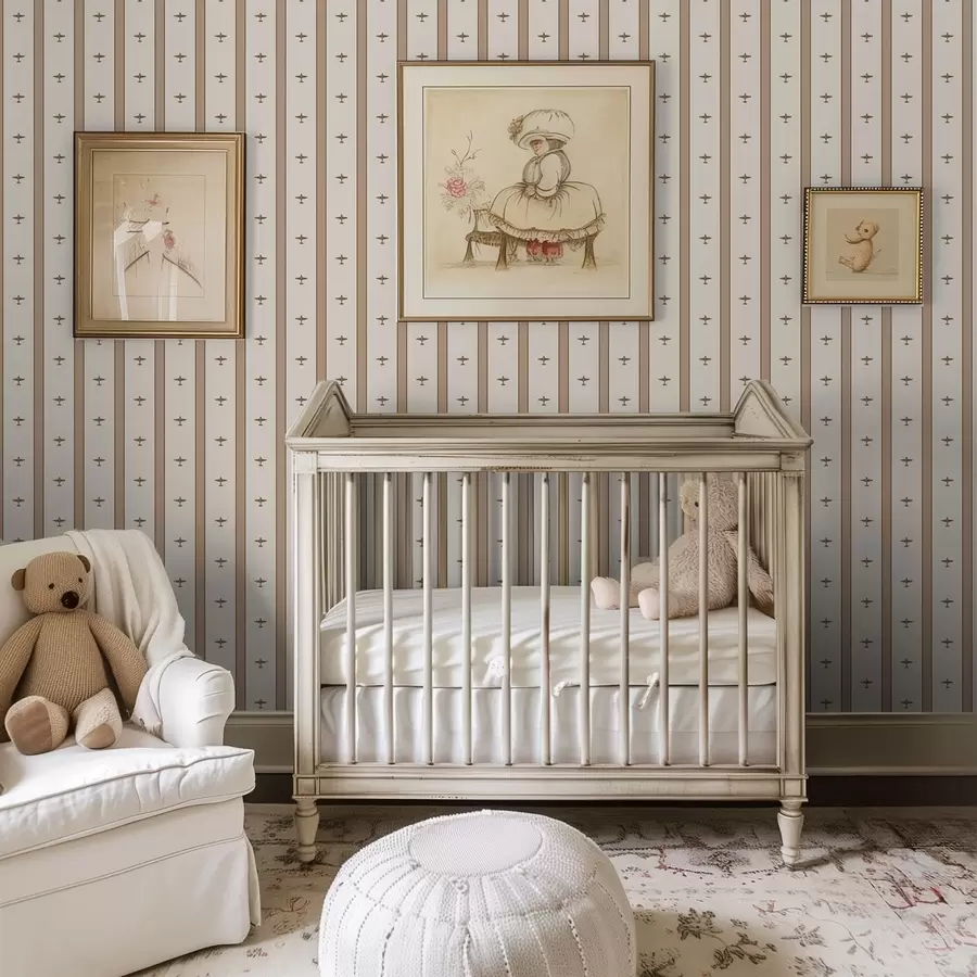 fotószőnyeg Csíkos kis repülőgépek barna háttér előtt a01171v2