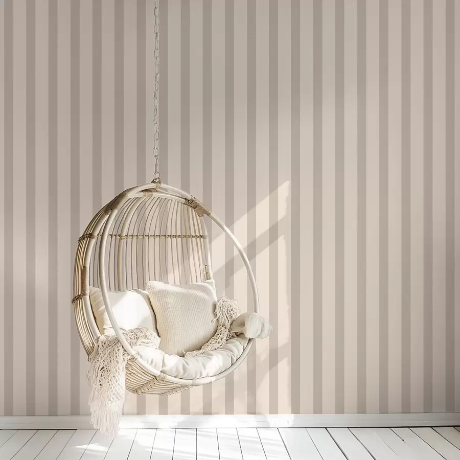 fotószőnyeg Világos bézs színű függőleges csíkok a01180v5