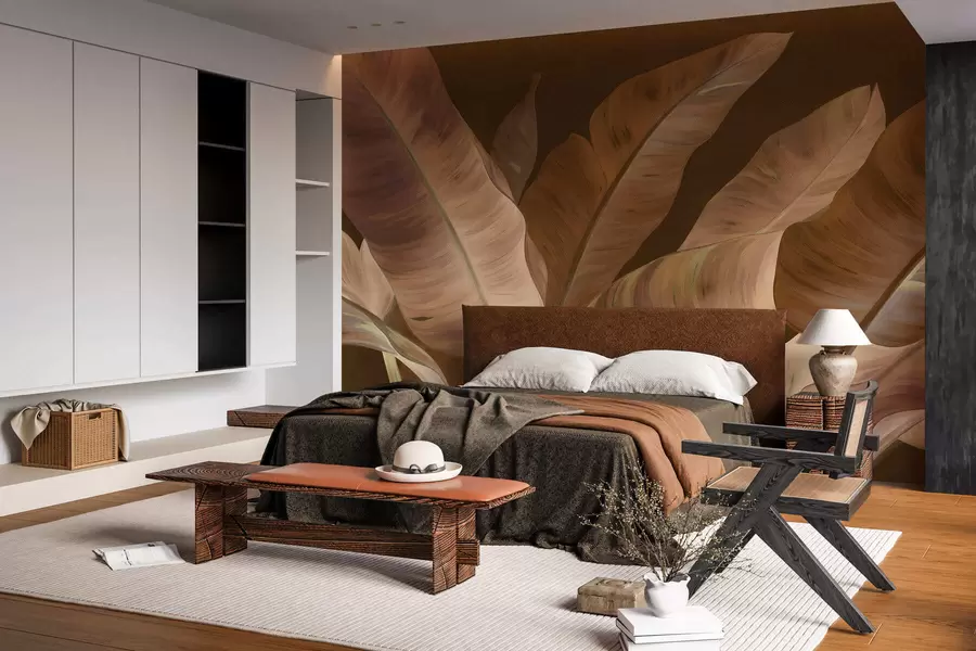 fotószőnyeg Nagy banánlevelek w05499v2