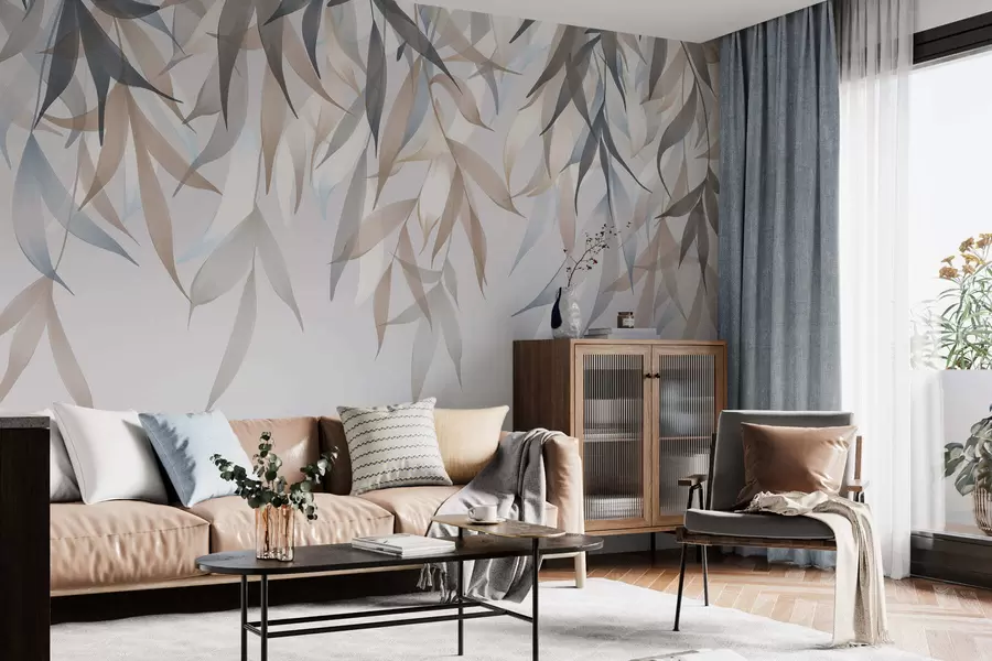 fotószőnyeg Lógó hosszú levelek w05523