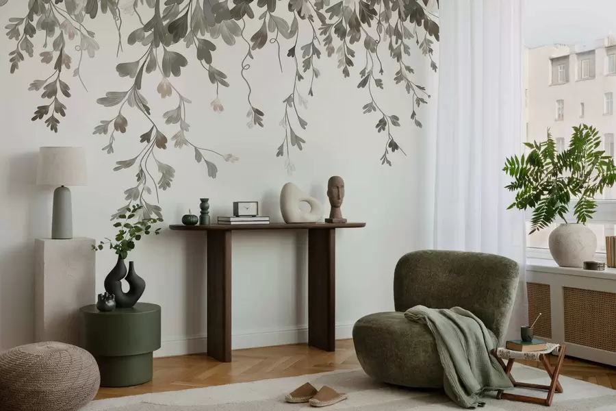 fotószőnyeg Finom, lelógó levelek w05526