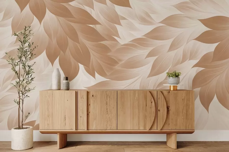 fotószőnyeg Éles, absztrakt levelek w05531v1