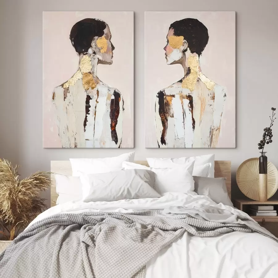 fotótapéta Absztrakt emberek sziluettjei m30252