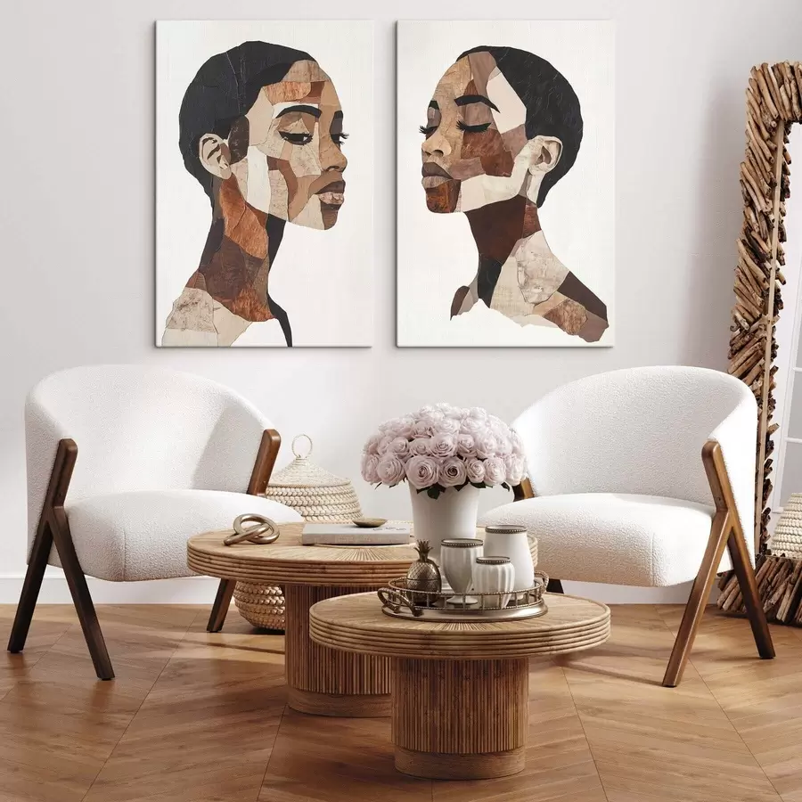 fotótapéta Női absztrakt portré m30390