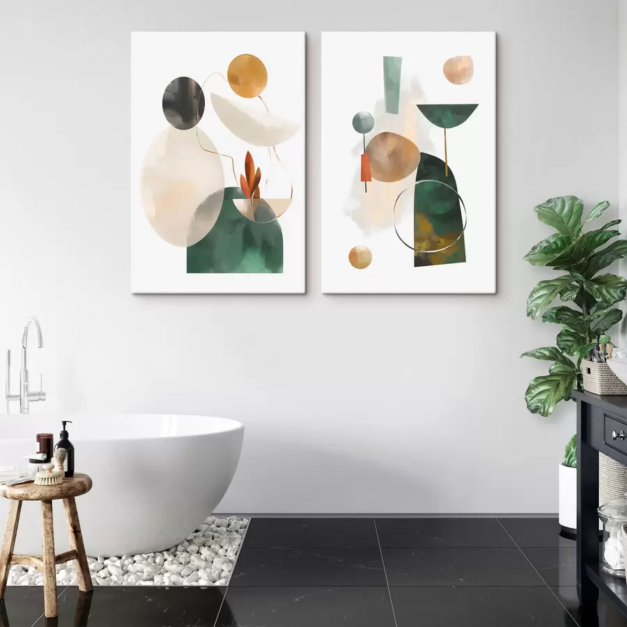 fotótapéta Geometrikus alakzatokból álló absztrakció m30393