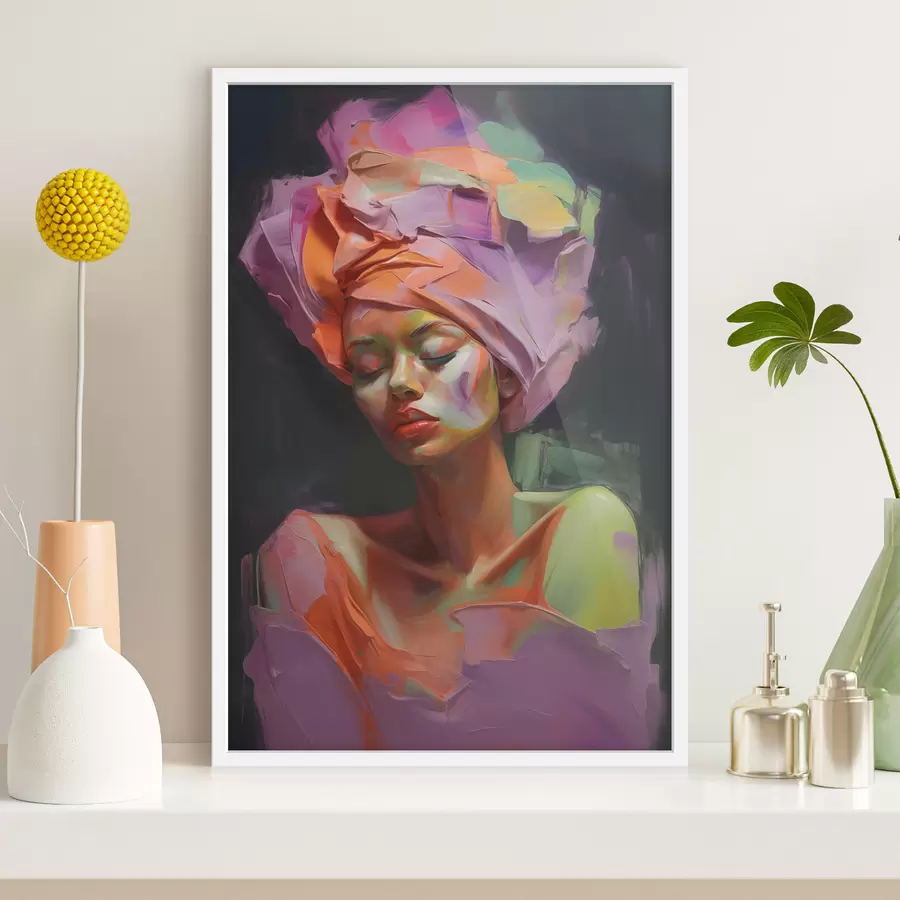 fotószőnyeg Egy nő portréja f48927