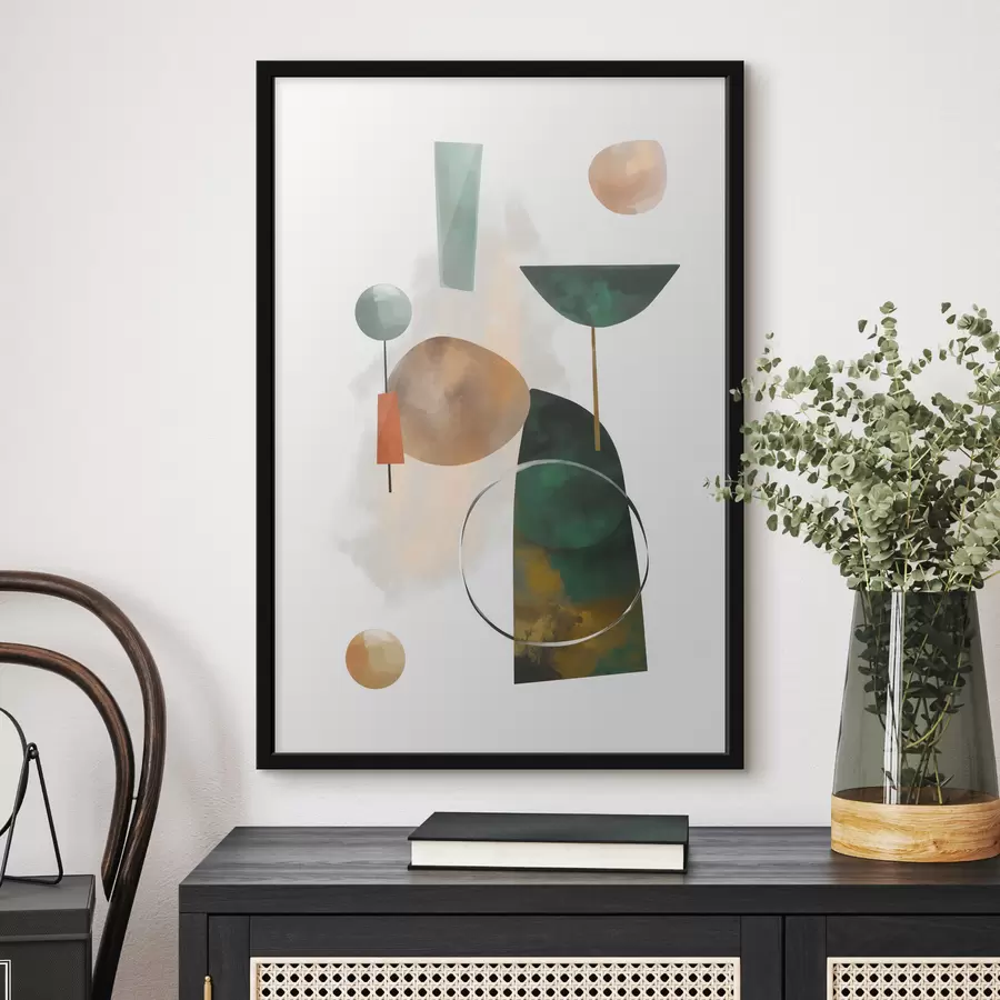 fotószőnyeg Geometrikus alakzatokból álló absztrakció f48930