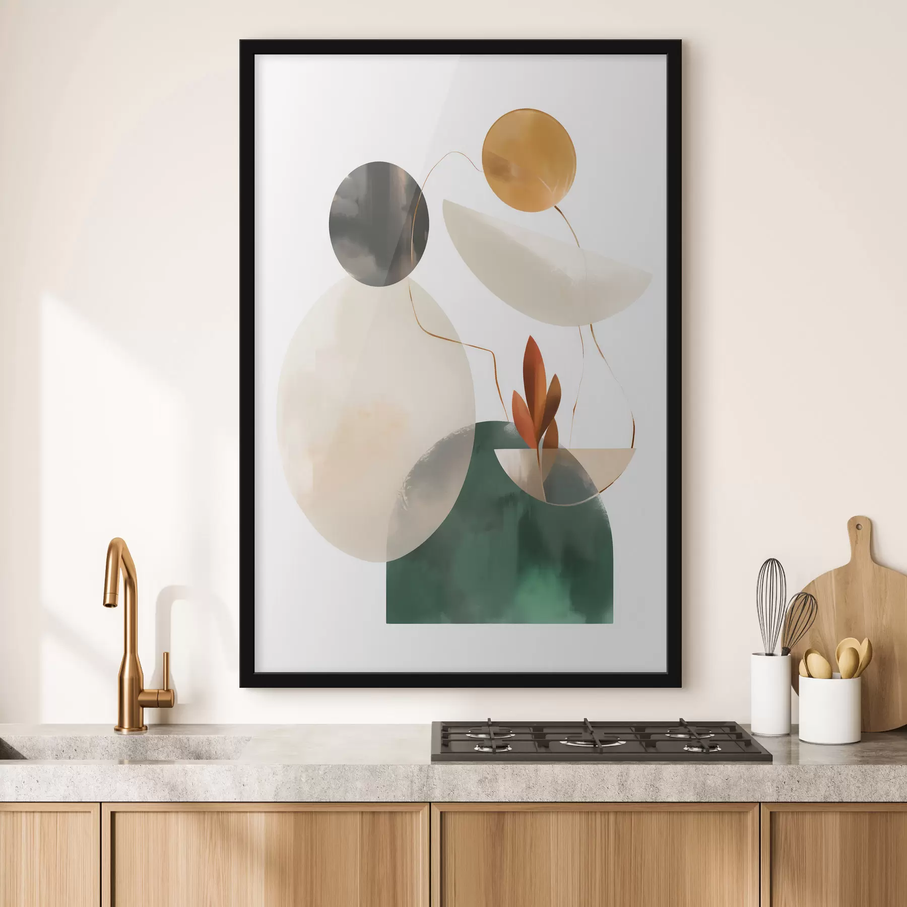 fotószőnyeg Geometrikus alakzatokból álló absztrakció f48963